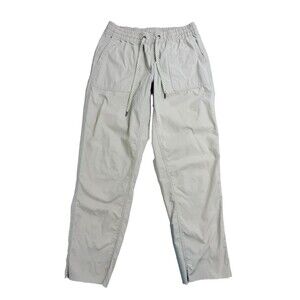 Vuori Pants Womens Small Cream Jogger Drawstring Stretch Casual Travel Lounge